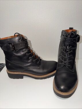 Women's Black Leather Boots